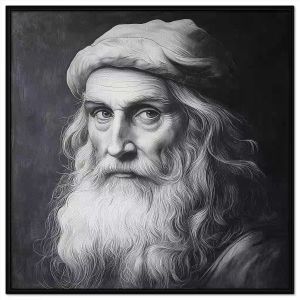 Tranh chân dung chì.Tranh treo tườngdán tường trang trí nội thất.CGI-1310