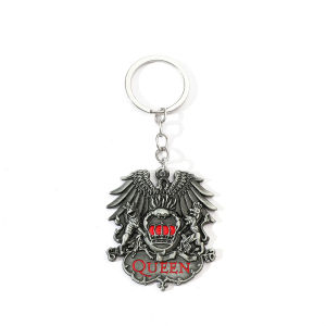 Bandai | Queen Band Logo Pattern Tag Small Gift Car Accessory Keyrings Pendant Keychain Accessories