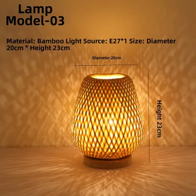 SANGEJIANGREN | Japanese Style Bamboo Floor Lamp