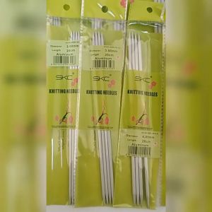 Kim đan 2 đầu SKC 20cm 1 set 4 kim chất liệu nhựa siêu nhẹ đan cực mướt