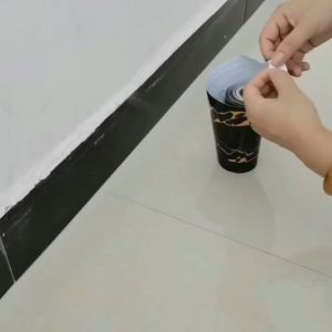 10M/Roll Realistic Wood Grain Repair Adhensive Duct Tape Floor Furniture Renovation Skirting Line Sticker Home Decoration
