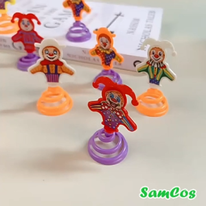 SET 10 đồ chơi chú hề lò xo trò chơi thú nhún cho bé tinh nghịch SamCos