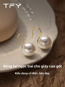 TFY | Face Slimming Pearl Earrings 999 Pure Silver