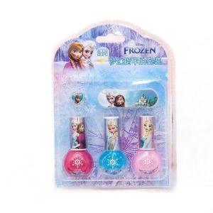 Childrens Water Soluble Nail Polish Princess Love Toy for Girls Nail Art Simulation Makeup Tool Safe for Kids 3 Years And up