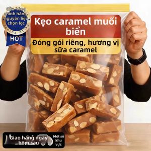 Đồ Ăn Vặt Hạnh Nhân Toffee Muối Handmade