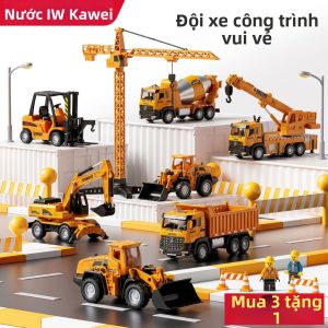 Mô Hình Máy Xúc Giả Bền Chất Liệu Hợp Kim