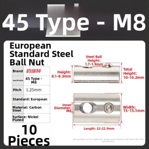 BAIRUITE | T-Slot Nut Sliding Block Spring Steel Ball