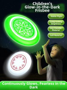 WEIBAI | Night Glowing Soft Safe Childrens Flying Disc