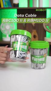 Kabel Data Micro USB ROBOT RBM100S 1 Toples 1m Colorful (1 Toples isi 20pcs) Beli 10Pcs Free Toples