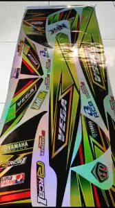 (COD) Sticker Striping Motor YAMAHA VEGA ZR IP.V-12: Striping Variasi Racing Bisa Custom