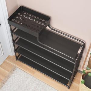 FEIZHUXIANSEN | Trendy Waterproof and UV-Protected Iron Shoe Rack
