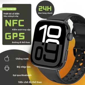 Đồng Hồ Thông Minh Chẩn Đoán AI NFC Dành Cho Nam Và Nữ Máy Đo Nhịp Tim Huyết Áp IP68 Máy Theo Dõi Sức Khỏe Chống Nước Có Chức Năng Gọi Bluetooth & GPS Màn Hình AMOLED 185