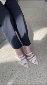 LAMELIKA Sandal Wanita ECLAIRE -  Sendal wanita slop kekinian - Mules wanita - sedal wanita terbaru - sendal tali wanita kekinian - Sendal Kekinian