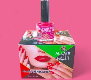 Kutek Henna Al-latif Halal BPOM Precious Pink 8gr
