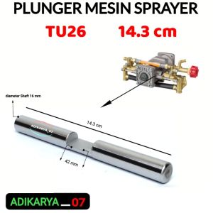 Plunger Pump TU26 Piston Mesin Semprotan Hama Plunger 3WZ4 TU26 SILVER