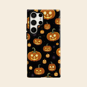 halloween pumpkin jack o lantern Luxury Fashion Full Lens Protective Case for Samsung Galaxy S26 S25 S24 A56 A36 Plus Ultra