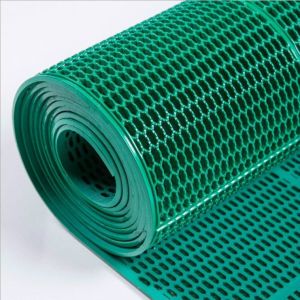 Waterproof Non-slip PVC Floor Mat with Hexagonal Hollow Design