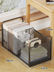 Mobile Book Storage Box Shelf