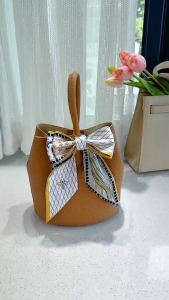 Dây lụa ruy băng lụa cột túi xách thời trang 90x5cm