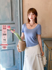 Gula Liangpin Womens Short Sleeve T-Shirt Modal Slim Fit Comfortable Skin-friendly Breathable Yoga Performance Travel Casual