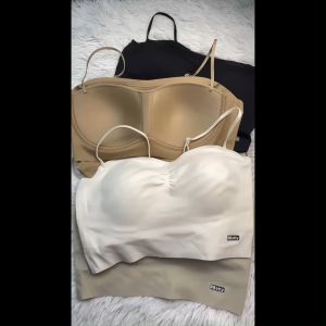 Supor Camisole Style Bra Breast Pads Soft CUP AB 34~40 Wireless Women Thin Seamless Support Wearable Inside & Out #2002