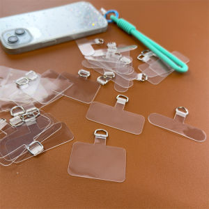 Phone Strap Buckle Mobile Phone Case Lanyard Accessories Patch Mobile Phone Chain Ring Clip Fixed Piece Clear Card Cover Connector Piece Charging Port Pad