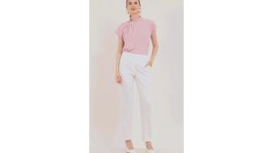 badomoda DENISE Side Drape Blouse