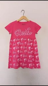 Dress Anak Perempuan D&C Barbiee FP Fanta Kerut Atas Usia 1-6 tahun / Baju Anak Cewek / Daster Anak Cewek