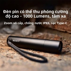 First | Waterproof Zoomable Super Bright Flashlight