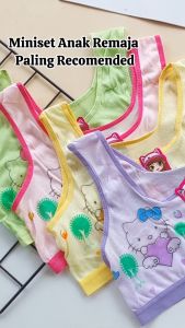 Miniset Anak Sd Smp  Umur 10 11 12 Tahun  / Bra Sport Remaja Wanita