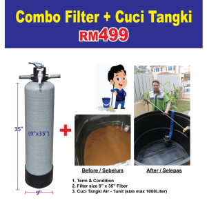 Water tank cleaning service + Install water filter outdoor / water filter outdoor / Cuci Tangki Air / Penapis air luar / 洗水箱服务 / 洗tangki / 户外过滤器