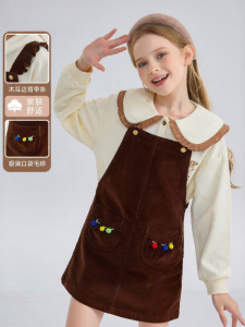 Mark Fairwhale | Fashionable High-end Corduroy Pinafore Dress