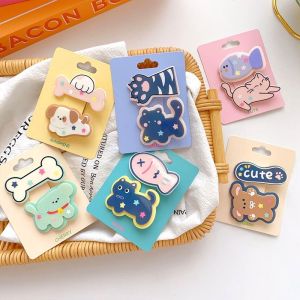 Cute Acrylic Cartoon Dog Hair Clips Girl Heart Duckbill Hair Clips Fringe Hair Clips Side Hair Clips Hair Accessories