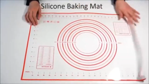 SG Wholesale Baking Mats Food Grade Silicone mat dough pastry board non-stick DIY utensils Pizza Dough Sheet