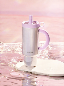 CAROTE | Insulated Stainless Steel Cup with Straw Large Capacity