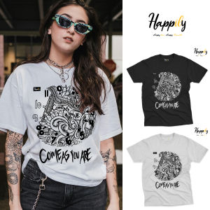 Come As You Are - #1 - White Tee (เสื้อยืดขาว) Happily Streetwear เสื้อยืดแนวสตรีท มาในแบบที่คุณเป็น และอยู่ในแบบที่คุณเชื่อ