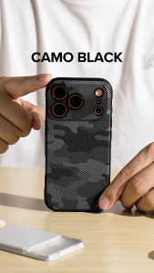 RINGKE® ONYX DESIGN iPhone 17 Pro Max/ 17 Pro Striking Camouflage Design Non-Slip Grip Flexible TPU Shockproof Rugged Bu