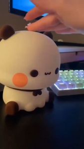 Cute Panda Bubu Dudu Yier Lamp Bear Gift Night Sleep Light Lampu Patung Doll Desk Table Bedside LED 正版可爱熊猫一二拍拍灯公仔礼物