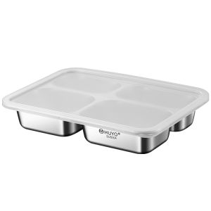 HUYO | Stainless Steel Storage Food Prep Box