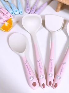 Cute Design Heat Resistant Easy Clean Kitchen Spoon Ladle Set