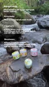 Viva Lulur Mandi Brightening & Moisturizing (Body Scrub) Soybean with VIT E Licorice Extract Essential Fatty Acid Soybean Oil & Moisturizer - 225gr