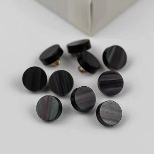 6pcs 10mm Butang Cantik / Button Black Colour Fashion / Butang Baju