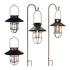 【New Arrival】 Vintage Solar Tent Camping Lantern Waterproof Garden Balcony Chandelier Lights