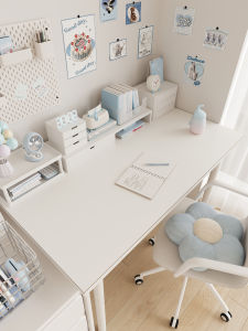 ovzf | White Cuttable Desk Mat