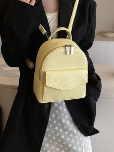 South Korea Backpack Bags Womens 2024 Summer Korean Style Simple and Casual Handbag Niche Style Fancy Fashion Backpack