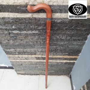 Tongkat jalan kayu nogosari nagasari model payung profil premium