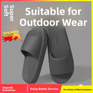 MONLEYTA | French Mens Summer Indoor Home Bathroom Anti-slip Deodorant EVA Slippers Comfortable Lightweight Slip-resistant Slippers