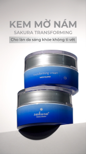Kem dưỡng trắng da làm mờ vết nám Sakura Transforming Cream 30g