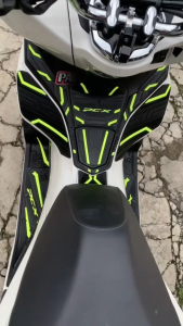 PAKET FULL Karpet Motor PCX 160 cc Bahan karet Premium Tebal anti luntur anti licin dan mewah