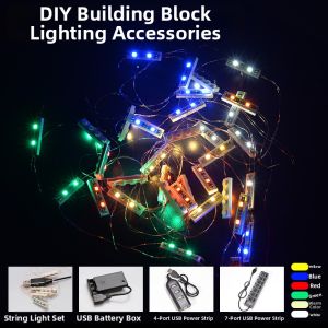 Lego DIY Creative Lighting Strip USB Interface
